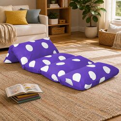 Purple Kids Floor Lounger Pillow for Cozy Spaces