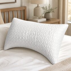Memory Foam Adjustable Pillow Neck Pain Relief Cooling Side Sleeper Cervical