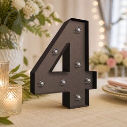Enhance Your Space with Marquee LED Number Lights
