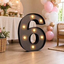 Illuminate Your Events with LED Metal Number Lights