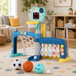 Kids Sports Activity Centre: 5 Games in One Set