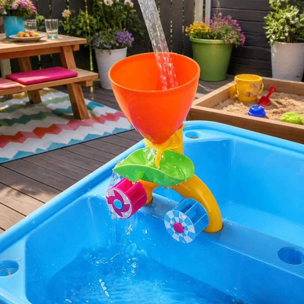 Kids Sand and Water Table Outdoor Play Set with Accessories for Toddlers
