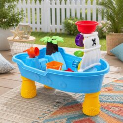 Outdoor Sand Water Table Play Set with Pirate Theme
