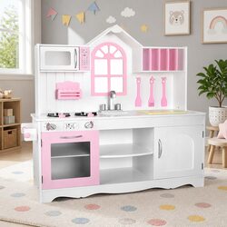 Delightful Wooden Kitchen Play Set for Enchanting Spaces