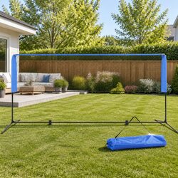 Blue Sports Net Kit for Active Families and Fun Spaces