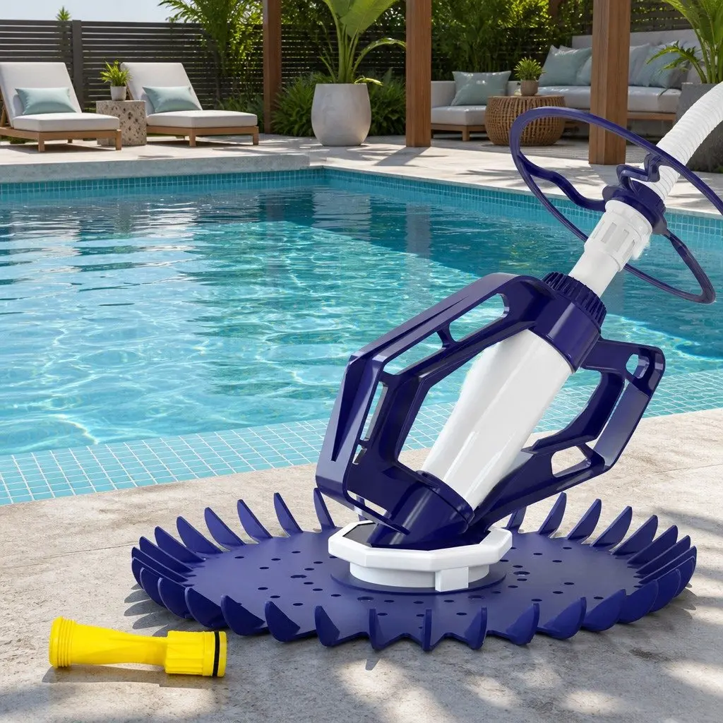 Automatic Pool Vacuum Cleaner 10M Suction Hose System for Above Ground and In-Ground Pools