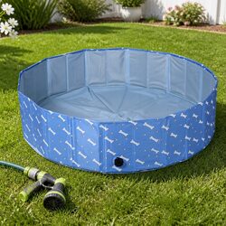 Pet-Friendly Folding Swimming Pool for Indoor and Outdoor Fun