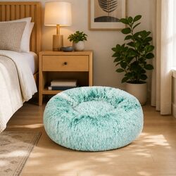Teal Calming Dog Bed Cover – Elevate Your Pet's Space