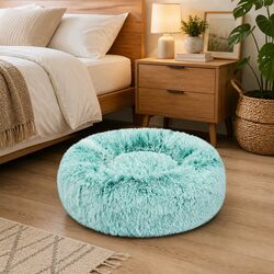 Pet Bed Dog Cat Donut-Shaped XXL Soft Warm Kennel Non-Slip Bottom Machine