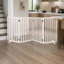 Transform Your Space with a Stylish Wooden Pet Gate