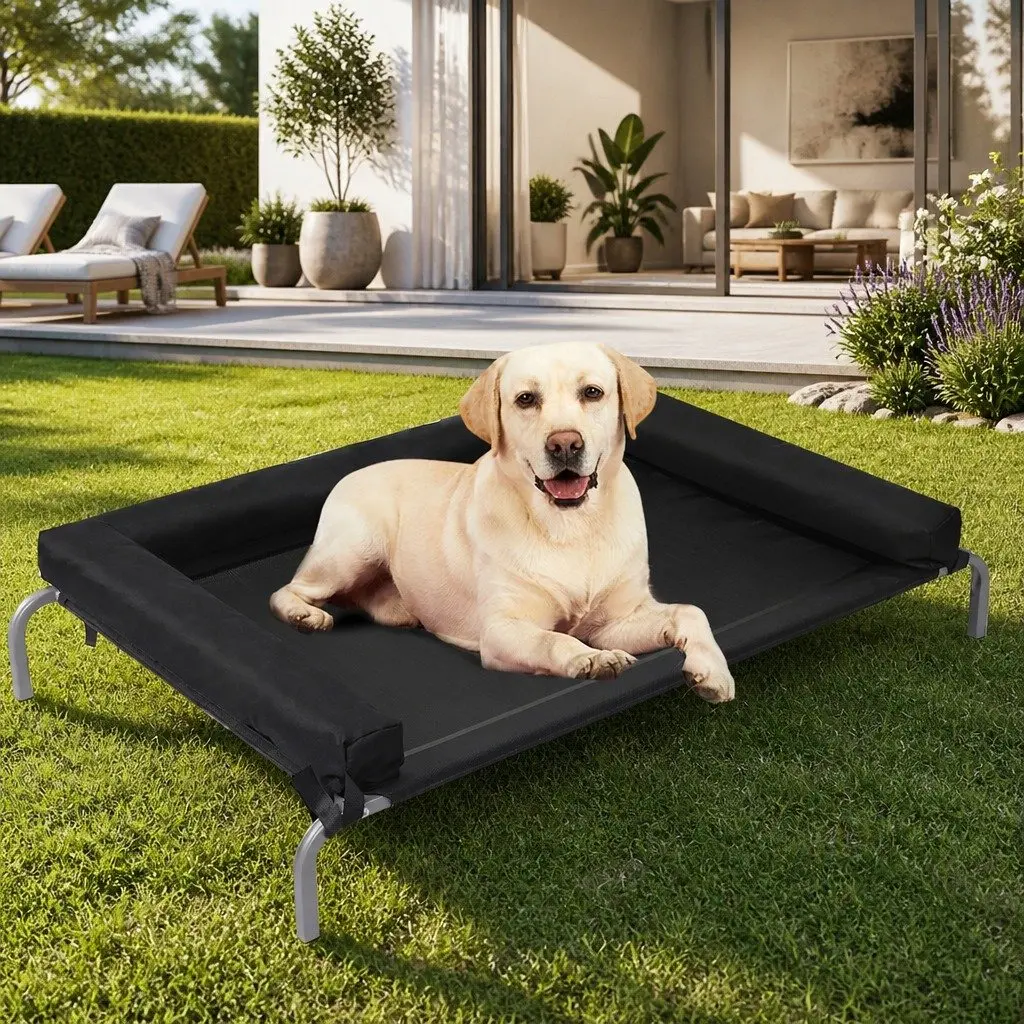 Elevated Pet Bed Dog Puppy Cat Large Outdoor Indoor Raised Trampoline Mesh