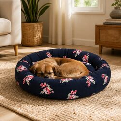 Doughnut-Shaped Pet Bed for Dogs and Cats: Comfort Redefined