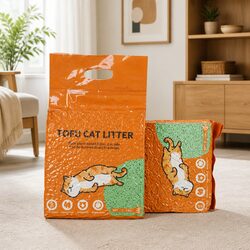 Eco-Friendly Tofu Cat Litter for a Fresher Home 2.5kg x2