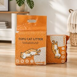 Tofu Cat Litter 2.5kg Clumping Natural Biodegradable Flushable Odour Control