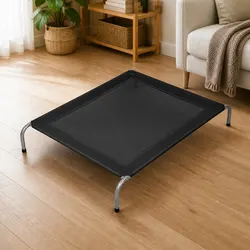 Elevated Pet Trampoline Bed Medium Breathable Mesh Raised Dog Cat Sleeping