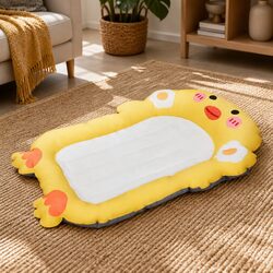 Spacious Yellow Pet Cooling Mat - Comfort for Your Pets