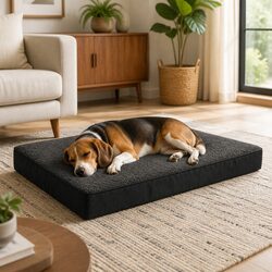 Grey XL Orthopedic Pet Dog Bed Enhances Your Home