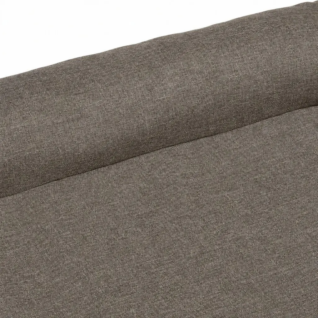 Large Orthopedic Bolster Dog Bed L-Shaped Memory Foam Coffee Supportive Lounger