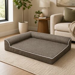 Pet Bed XXL Orthopedic Memory Foam Bolster for Large Dogs with Comfort