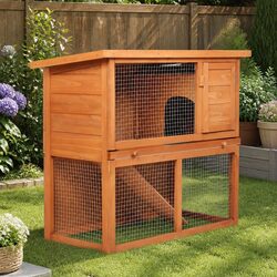 Enhance Your Outdoor Space with a 2 Tier Rabbit Hutch