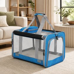 Space-Saving Soft Pet Carrier for Traveling with Pets