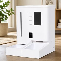 WiFi-Enabled 2-in-1 Pet Feeder and Water Dispenser