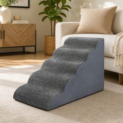 Enhance Your Home with 5-Step Grey Pet Stairs