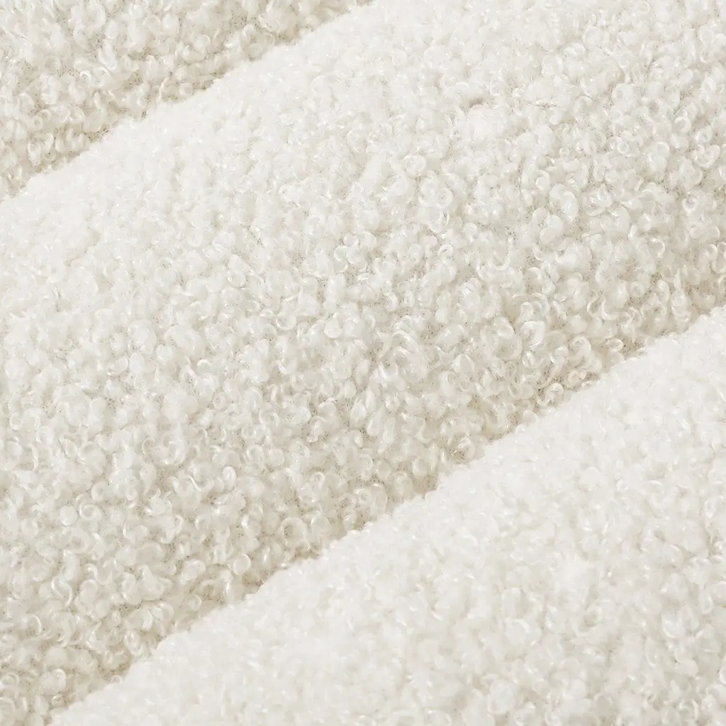 Orthopedic Dog Bed Small Size Dual Layer Foam Waterproof Non Slip Base Removable Washable Cover White