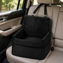 Elevated Pet Booster Seat for Comfortable Travels