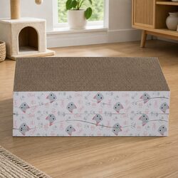Comfort and Style with Curved Cat Scratching Board Bed 4-Pack