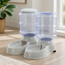 Elevate Your Pet's Space with 3.5L Feeder and Water Set
