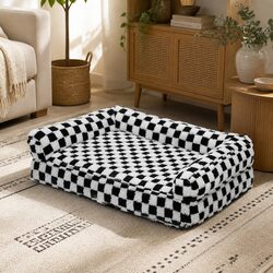 Enhance Your Home with Our Calming Sofa-Style Dog Bed