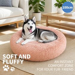 Enhance Your Living Space with a Cozy Pink Dog Bed