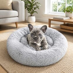 Cozy Round Nest Bed for a Relaxing Pet Space