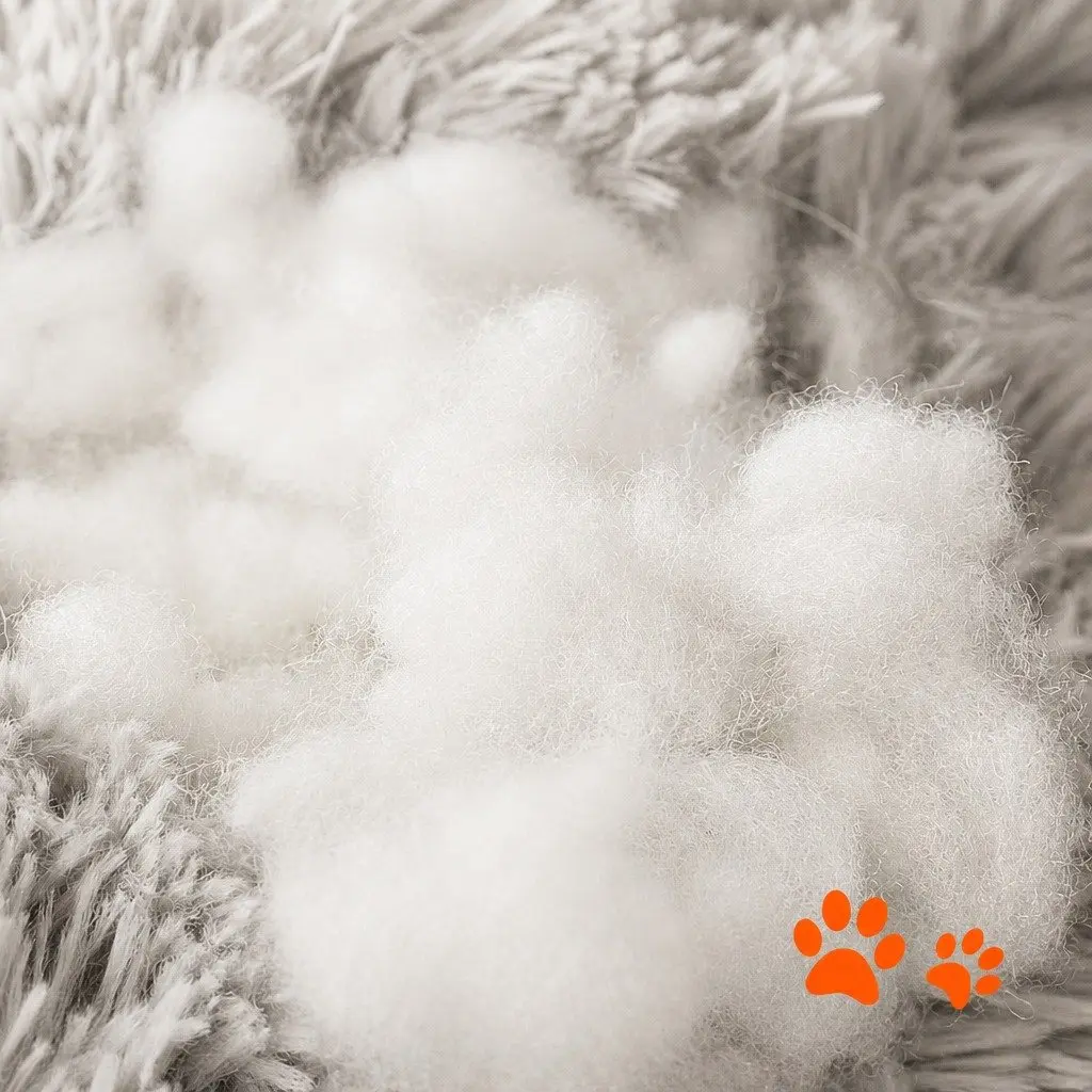 Pet Calming Bed Round Nest Warm Plush Washable Sleeping Comfort Dog Cat