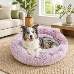 Stylish and Cozy Round Nest Pet Bed - 120cm Size