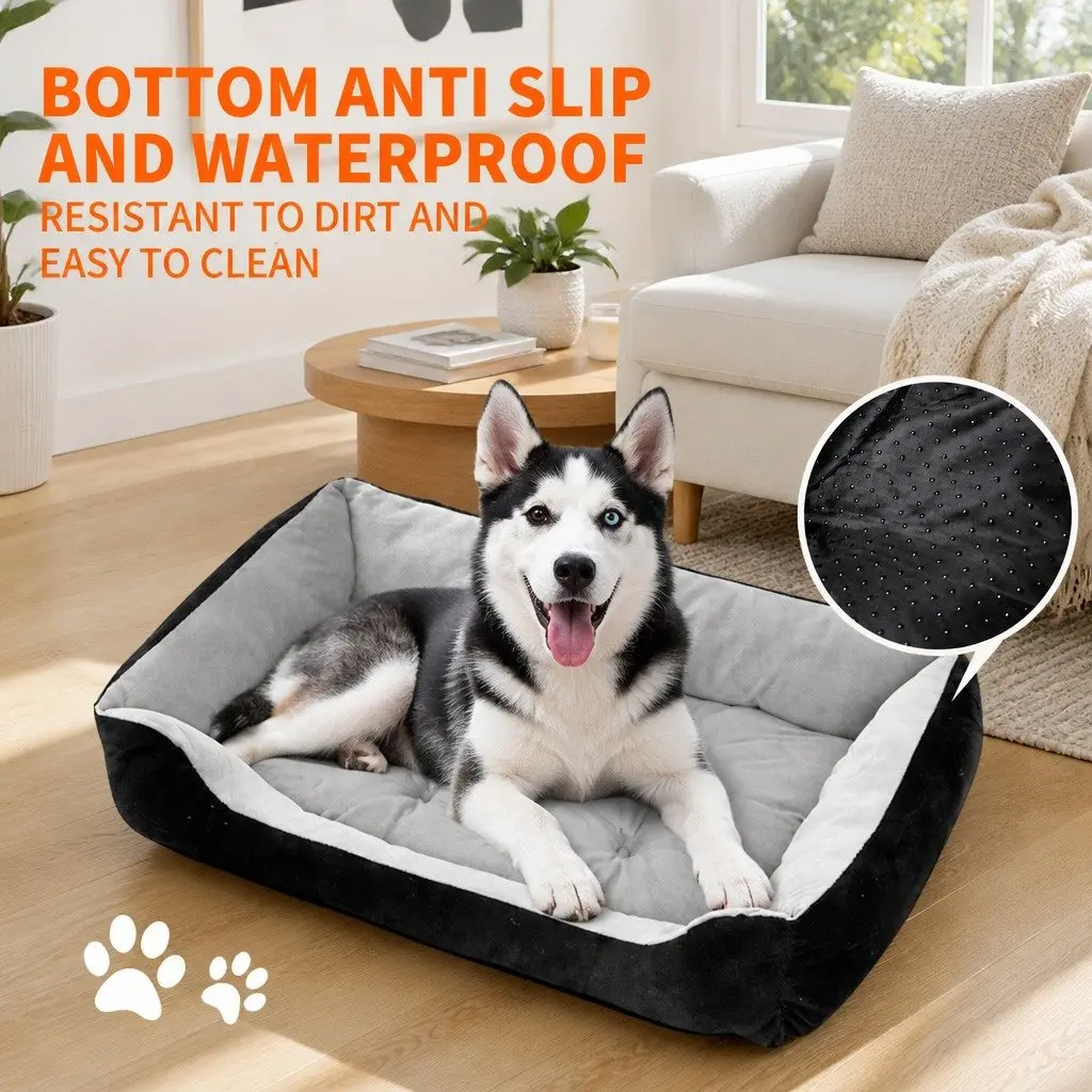 Pet Bed Medium Large Warm Soft Washable Portable Non-Slip Mat