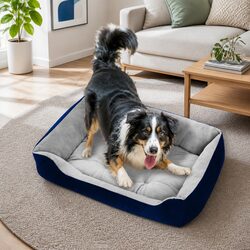 Comfortable PawFriends Walled Pet Bed for Indoor Use
