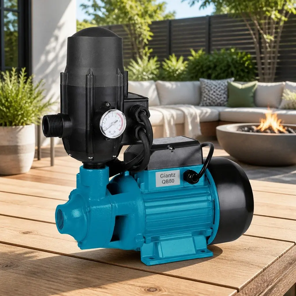 Water Pump 750W Automatic Electronic Pressure Control Garden Irrigation Booster