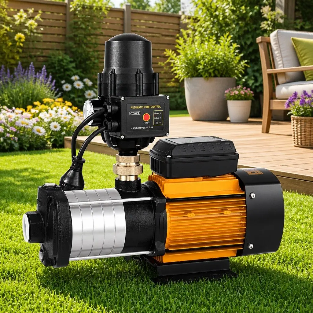 Irrigation Pump 2500W High Pressure Self-Priming 6-Stage Automatic Water Transfer