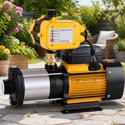 Garden Water Pump 6-Stage High Pressure Irrigation Booster 2500W Max 70m Head