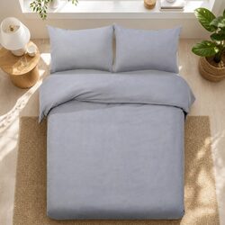 Enhance Your Bedroom with a Grey 3-Piece Quilt Cover Set