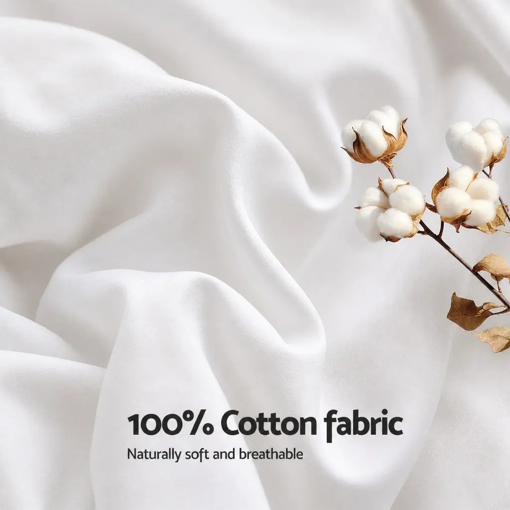 Super King Wool Quilt 800GSM Winter Baffle Box Construction Cotton Cover
