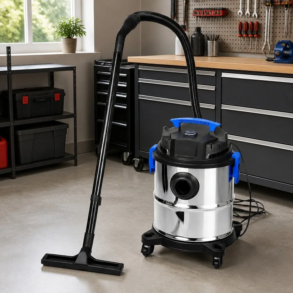 Wet Dry Vacuum Cleaner 20L 1200W Motor HEPA Filter 3-in-1 Function Blower Garage Workshop
