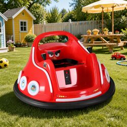 Exciting Red Ride-On Bumper Car for Young Adventurers