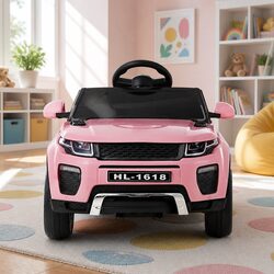 Electric Ride On Car for Kids: Pink with Premium Features