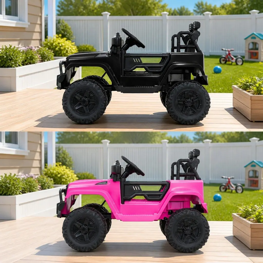 Kids Electric Ride On Car 12V 2x Off-Road Toy Vehicle Remote Control Horn Music