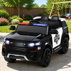 Elevate Playtime with the Kids Electric Ride On Police Car