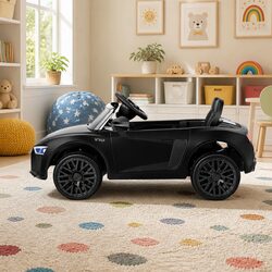 Stylish Kids Electric Ride-On Car for Outdoor Fun - Black