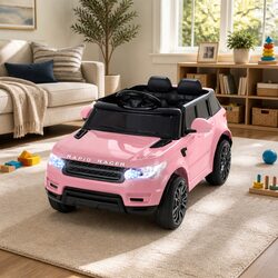 Kids Remote Control 12V SUV Ride On Car in Pink